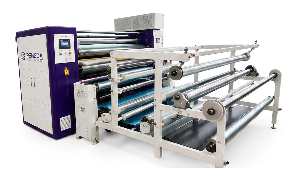 Calandra de sublimación GT-PD 1800EM-600 con calentamiento electromagnético