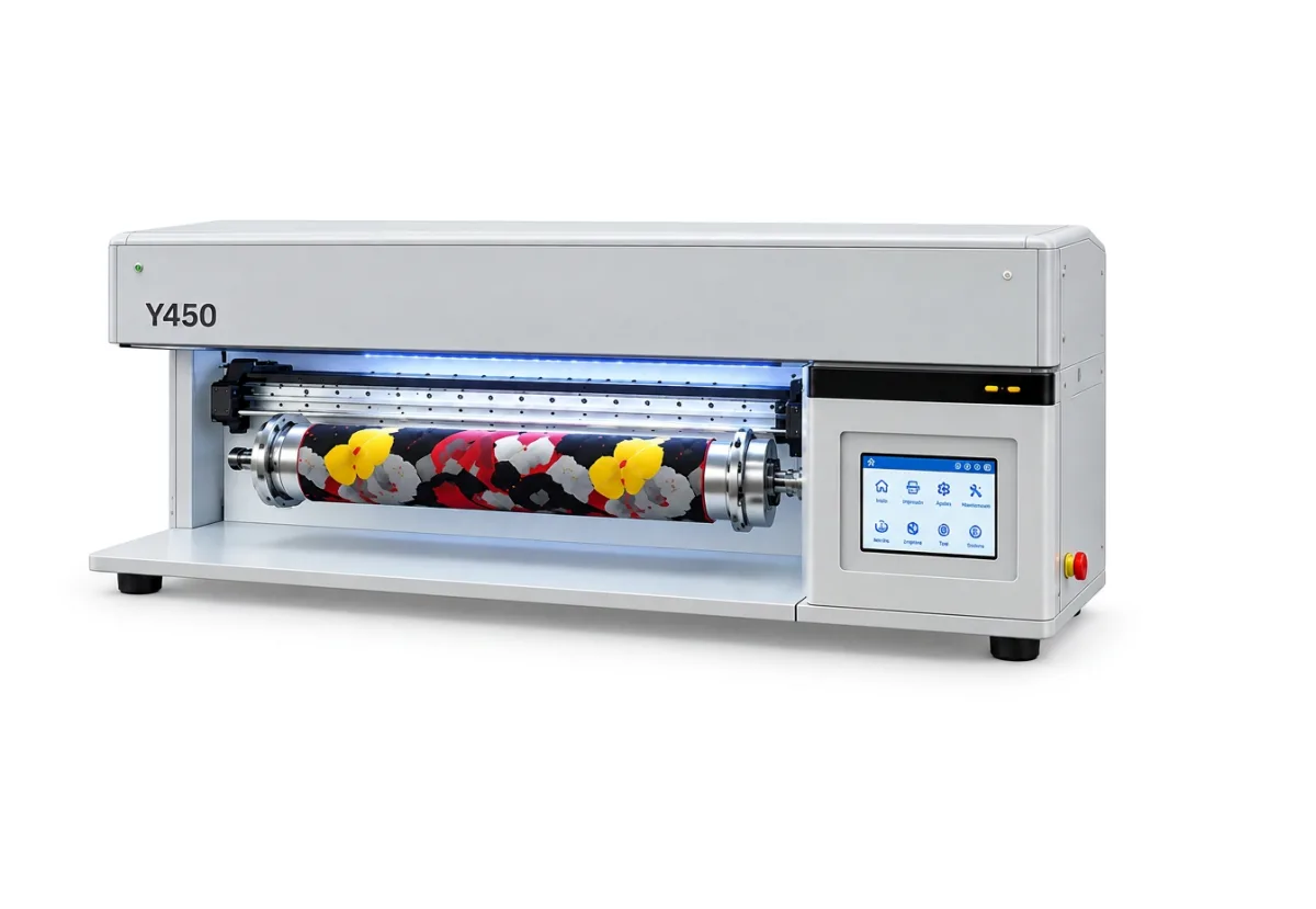 Impresora rotativa de sublimación GTK-S 450 con rodillo estampado